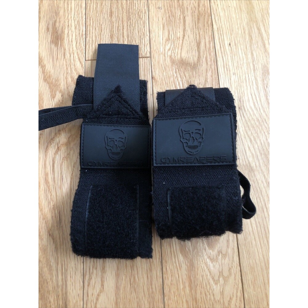 Weightlifting Wrist Wraps (IPF Approved) Professional Quality 18"‎ Black/Black